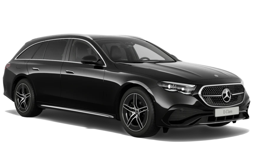 Mercedes E class estate Black vehicle